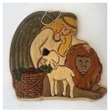 1993 Angel ornament made from cookie mold