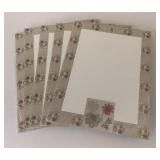 Five new packs of botanical fields letter size