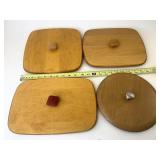 4 assorted lids