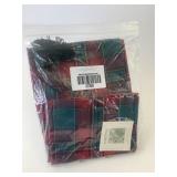 Evergreen Plaid table runner