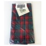 Evergreen Plaid napkins