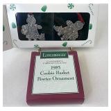 Roger ginger and cookie basket Pewter ornaments