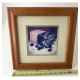 Framed berry print