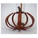 Large orange Bent Wood pumpkin