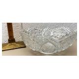 Cut glass bowl