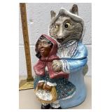 Rick Wisecarver Pottery little red riding hood