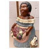 Rick Wisecarver Pottery lady with fruit Cookie