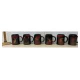 Rick Wisecarver Pottery wildlife mugs