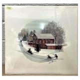 16 x 15 P Buckley Moss winter at Yates cider mill
