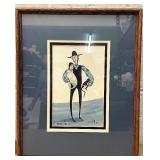 Framed P Buckley Moss Dad