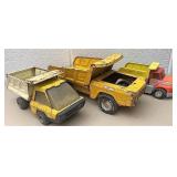 Dump truck lot