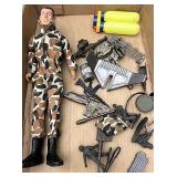 Army man and accessories
