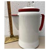 Enamelware coffee pot