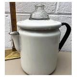 Enamelware coffee pot