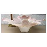 Murano style Italian art glass bowl