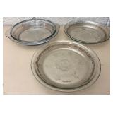 Fire King Sapphire Philbe Blue Pie plates