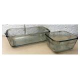 Fire King Philbe loaf pan & refrigerator dish