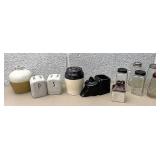 Salt and pepper shakers and more