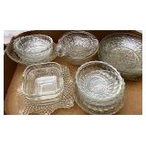 Clear glass lot