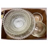 Clear glass lot