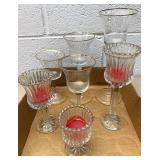 Assorted candleholders