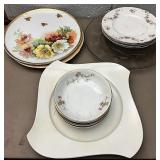 Glass plates tea cups saucers Tea plates and more