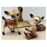 Three vintage reindeer