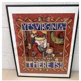 Yes Virginia there is framed print
