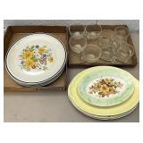 Glasses & plates