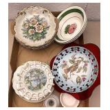 Japan bowls Korean bowls Florida souvenir plate