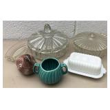 Small butter dish candy dish and more