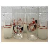 Retro cocktails set