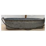Galvanized decorative Centerpiece tray