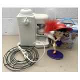 Espresso machine red hat Betty Boop squishy sand