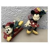 Mickey and Minnie ornaments