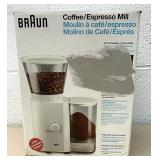 New in box coffee espresso mill