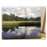 Canvas landscape scene