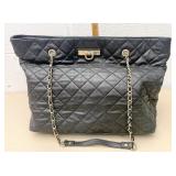 Authentic DKNY leather shoulder bag