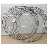 2 - 20 inch wreath frames