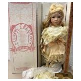 Classic creations porcelain doll