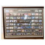 Framed ducks Unlimited 70th anniversary stamp