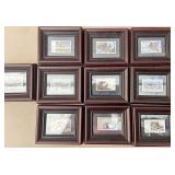 Framed ducks Unlimited stamps