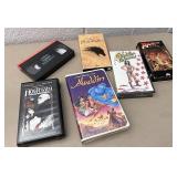 Black diamond Disney Aladdin VHS and others