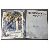 Howard Chandler Christy print and Muskingum moon