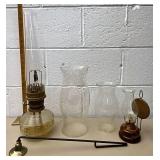 Aladdin 23 Oil Lamp & others