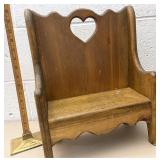 Primitive wood bench