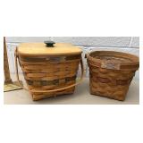 Longaberger Christmas Baskets with protectors