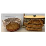 Longaberger Homestead and traditions basket with