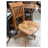 Wood office chair
