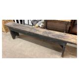 6 foot primitive bench